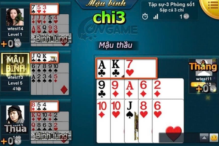 Luật chơi Bài Mậu Binh Pg88
